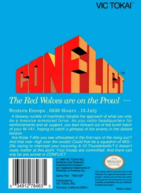 Conflict (USA) box cover back